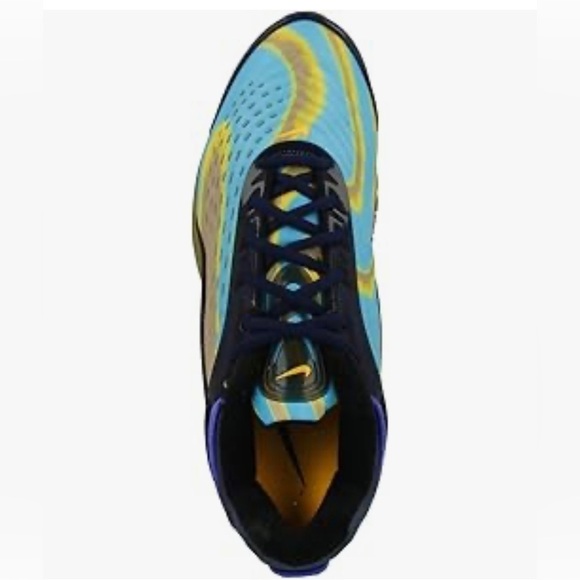 NIKE AIR MAX DELUXE- Midnight Navy-Laser Orange SZ- WOMENS 9.5 - Picture 3 of 5